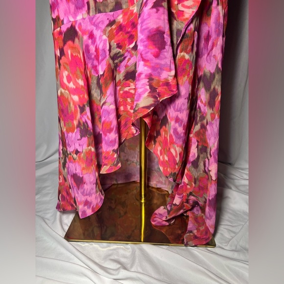 Showpo CLABELLE MIDI DRESS ONE SHOULDER RUFFLE TULIP HEM | 10 NWT - Picture 7 of 15